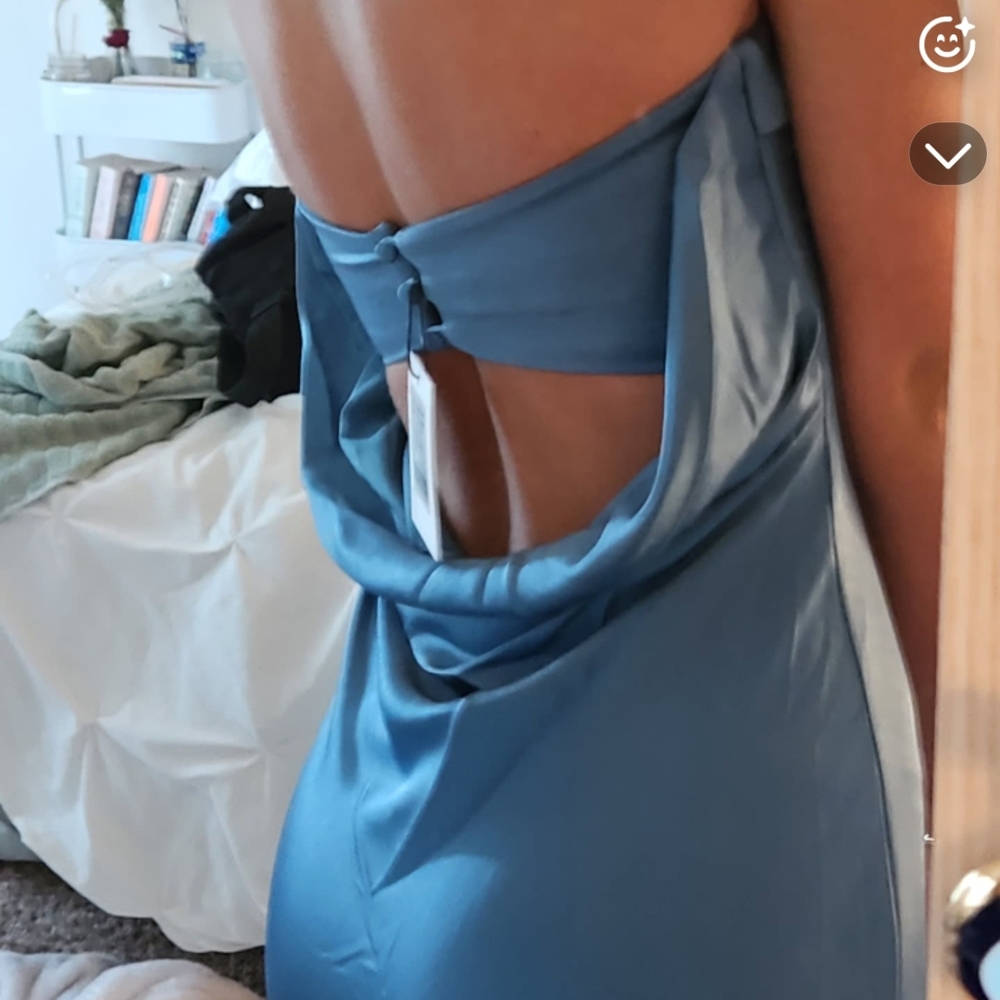 Elegant Blue Evening Dress